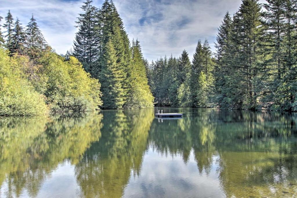 New Modern Cabin! 5Mi To Mt Rainier National Park! Hot Tub & Wifi Эшфорд Экстерьер фото